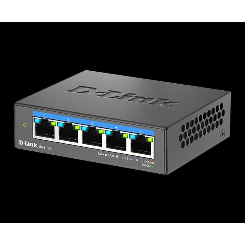 D-Link DMS-105/E 5-Port Multi-Gigabit Unmanaged Switch 2