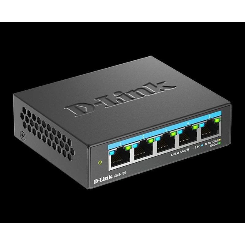 D-Link DMS-105/E 5-Port Multi-Gigabit Unmanaged Switch 3
