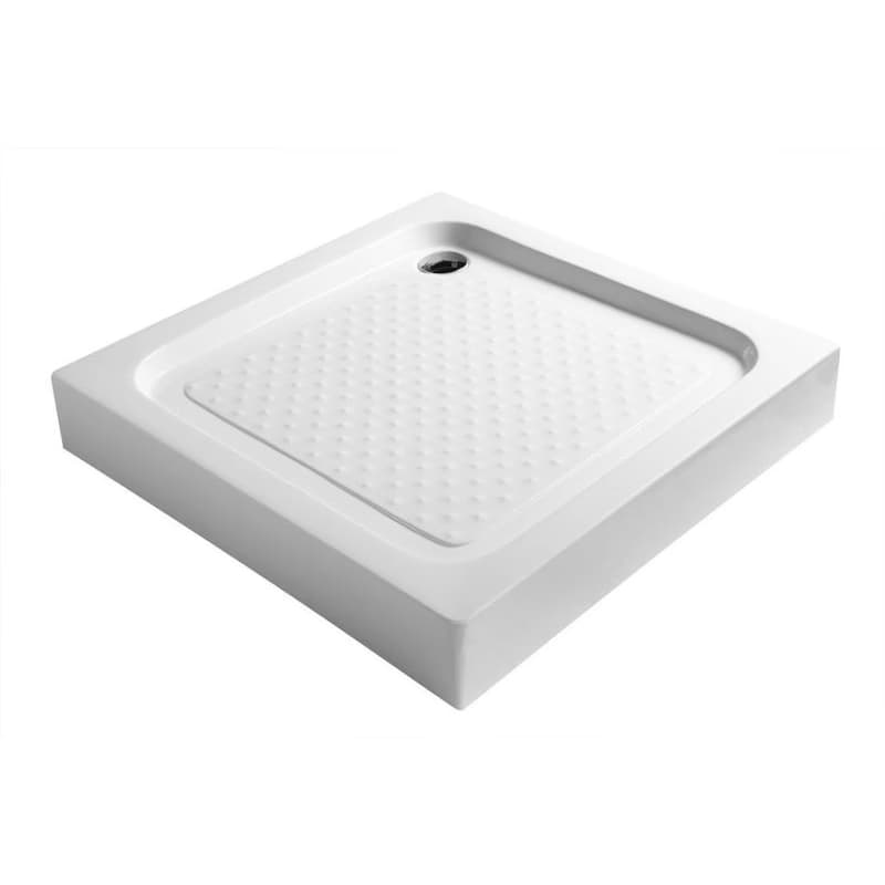 AQUALINE - Sprchová samonosná vanička akrylátová, štvorec 80x80x15cm BTTQ80 3