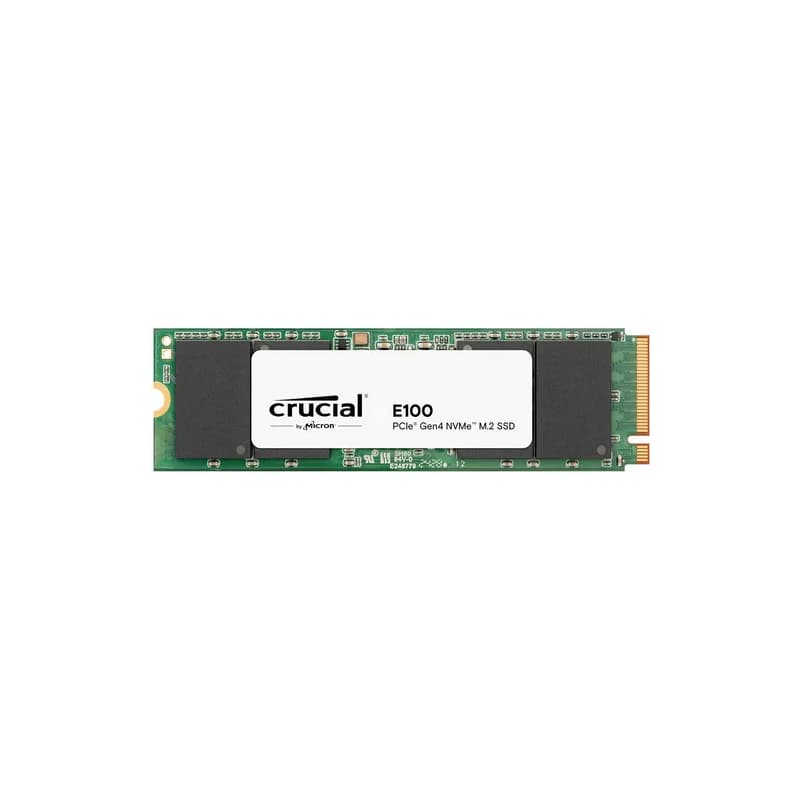 Crucial E100 480GB PCIe Gen4 2280 NVMe M.2 SSD