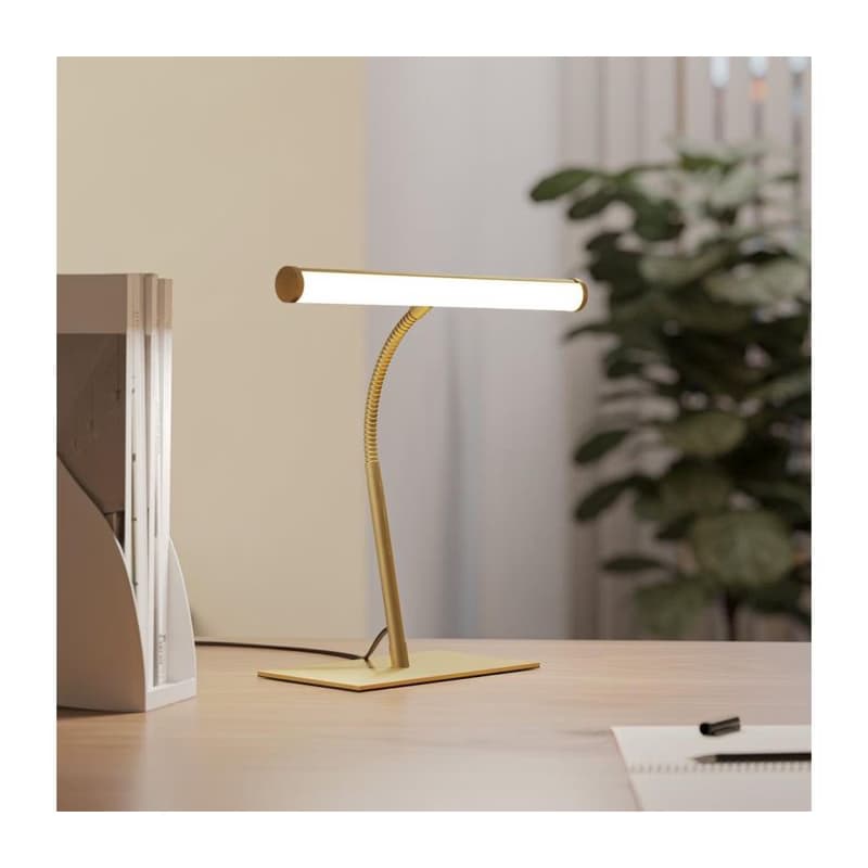 Eglo 901983 - LED stmievateľná stolná lampa RICCIONE LED/5W/230V 2700/4000/6500K zlatá 901983