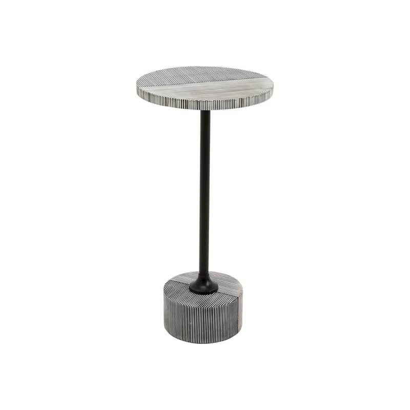 Príručný stolík Domero Double čierny Ø25cm 1