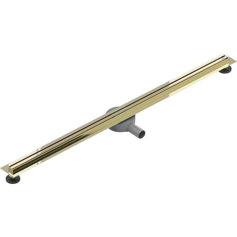 MEXEN - Flat 360° Slim podlahový žľab 130, zlatá 1541130 5