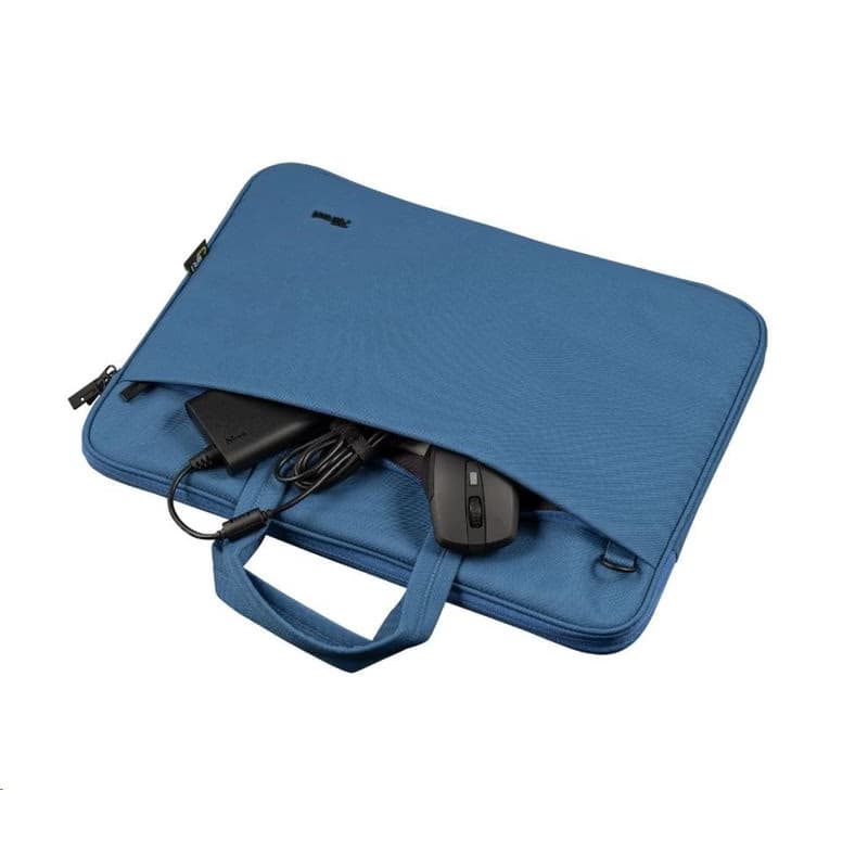 TRUST Puzdro na notebook 16" Bologna Slim Laptop Bag Eco, modrá 3