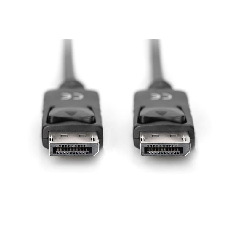 Digitus Pripojovací kábel DisplayPort 1.2, DP M/M, 3,0 m, so západkou, Ultra HD 4K, bl 3