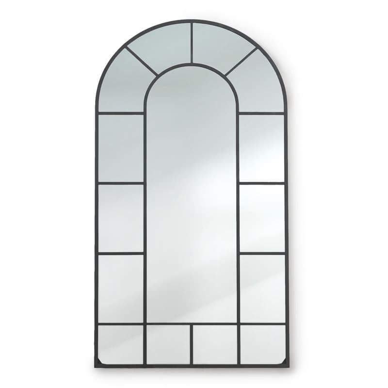 Casa Chic Archway, francúzske nástenné zrkadlo, hliníkový rám, 46 x 86 cm 1