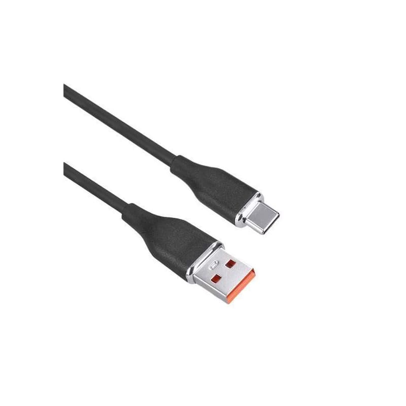 Solight USB-C kábel, USB 2.0 A konektor - USB-C 3.1 konektor, silikón, 1m
