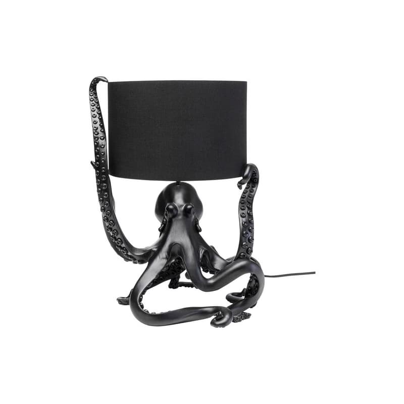 Chobotnica stolová lampa čierna 1