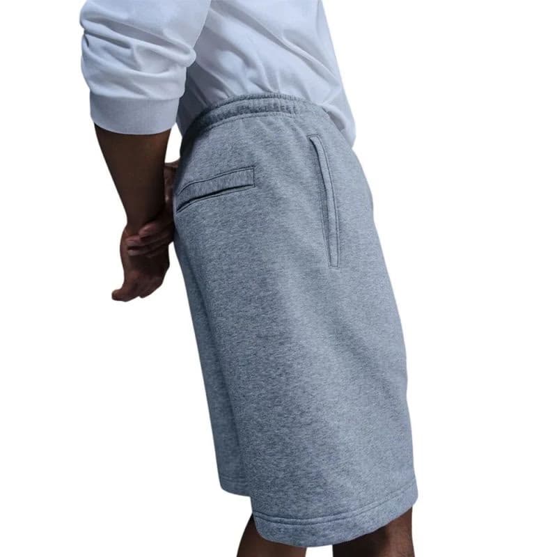 Pánske teplákové kraťasy NIKE M NK CLUB BB SHORT GX DK GREY HEATHER LT SMOKE GREY WHITE 3