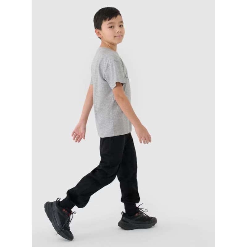 Chlapčenské tričko s krátkym rukávom 4F JUNIOR TSHIRT M2331-25M-GREY MELANGE 5