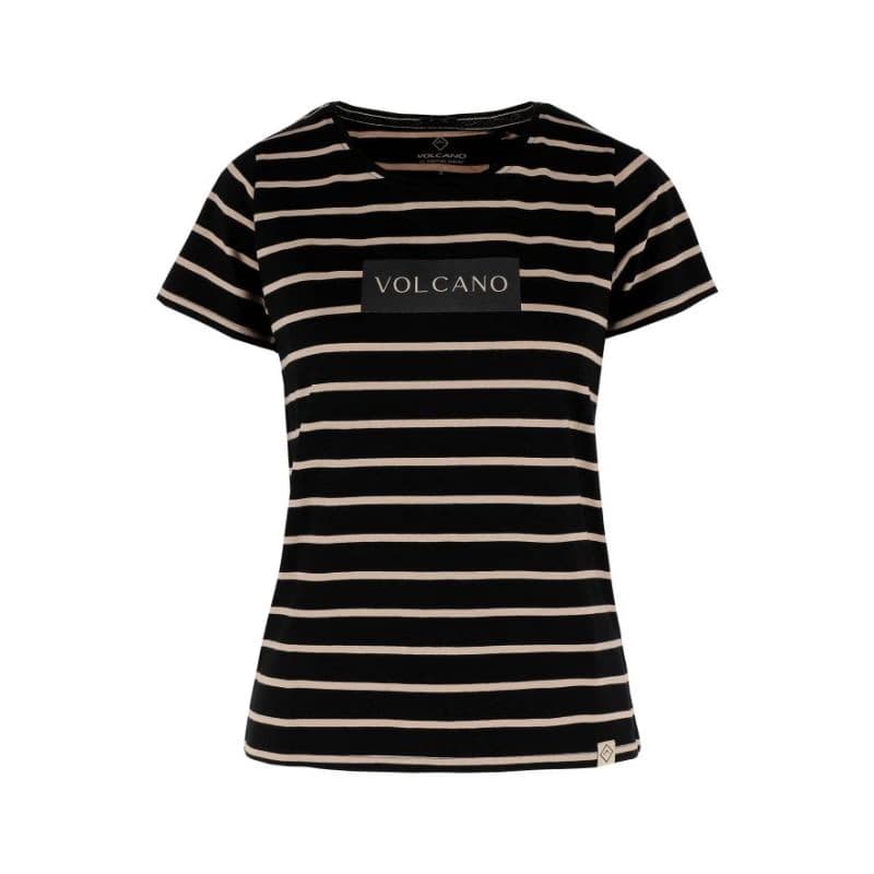 Dámske tričko s krátkym rukávom VOLCANO T-VIV-700-BLACK 4
