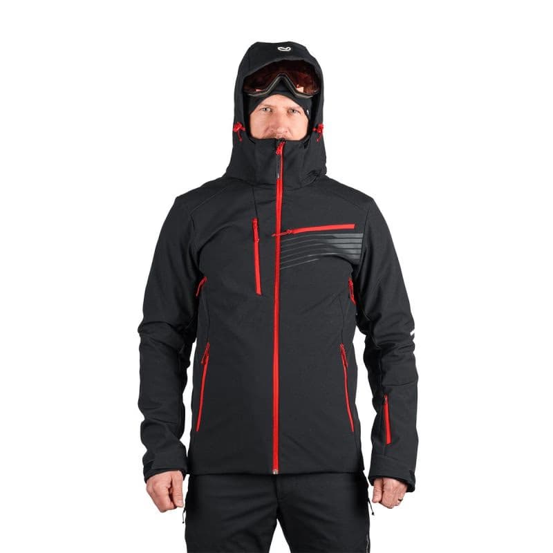 Pánska lyžiarska bunda NORTHFINDER BARTALAN-277blackred 3