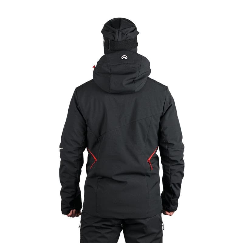 Pánska lyžiarska bunda NORTHFINDER BARTALAN-277blackred 5