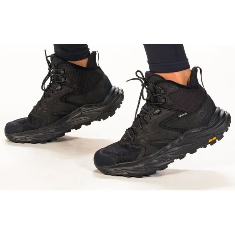 Pánska členková turistická obuv HOKA Anacapa 2 Mid GTX M black black 5