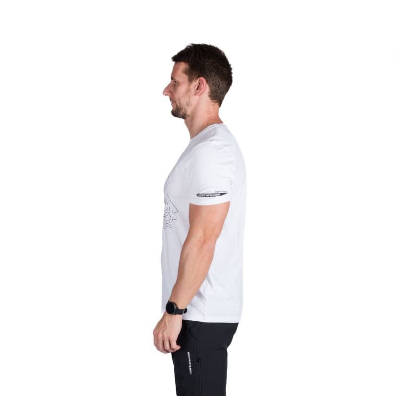 Pánske turistické tričko s krátkym rukávom NORTHFINDER FRANZ-377white 2