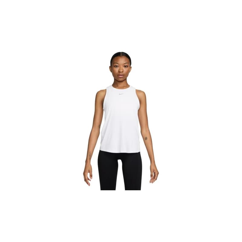 Dámske tréningové tielko NIKE W NK ONE CLASSIC DF TANK-100-White 1