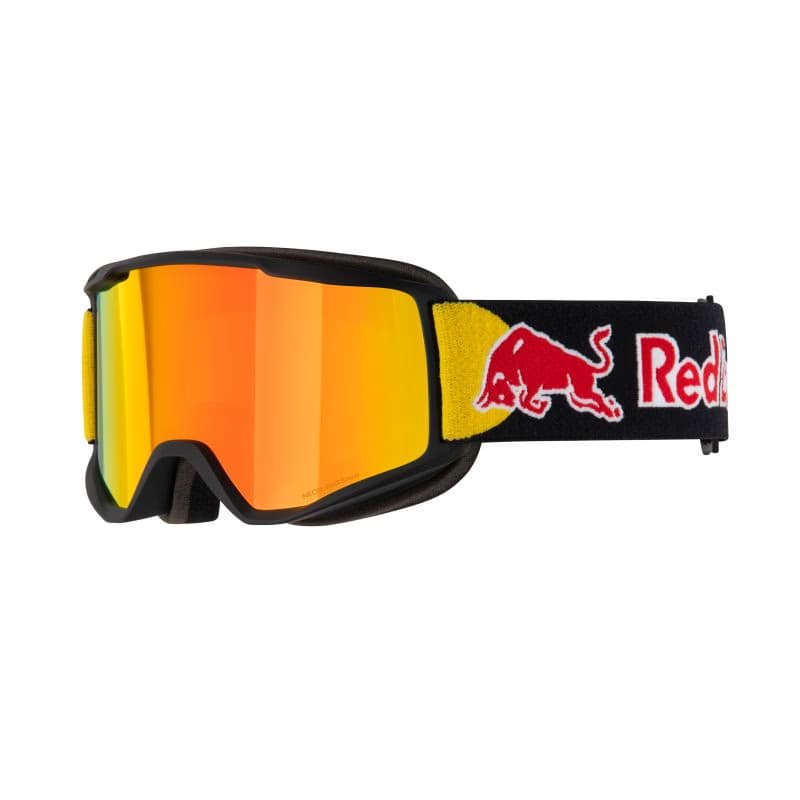 Lyžiarske okuliare RED BULL SPECT NEON 02RE2, black brown with red mirror 3