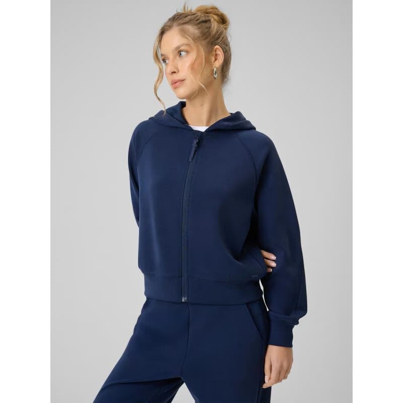 Dámska mikina so zipsom 4F SWEATSHIRT F2178-31S-NAVY 3