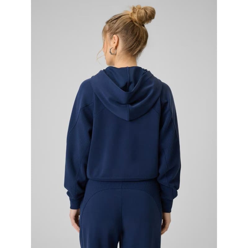 Dámska mikina so zipsom 4F SWEATSHIRT F2178-31S-NAVY 4