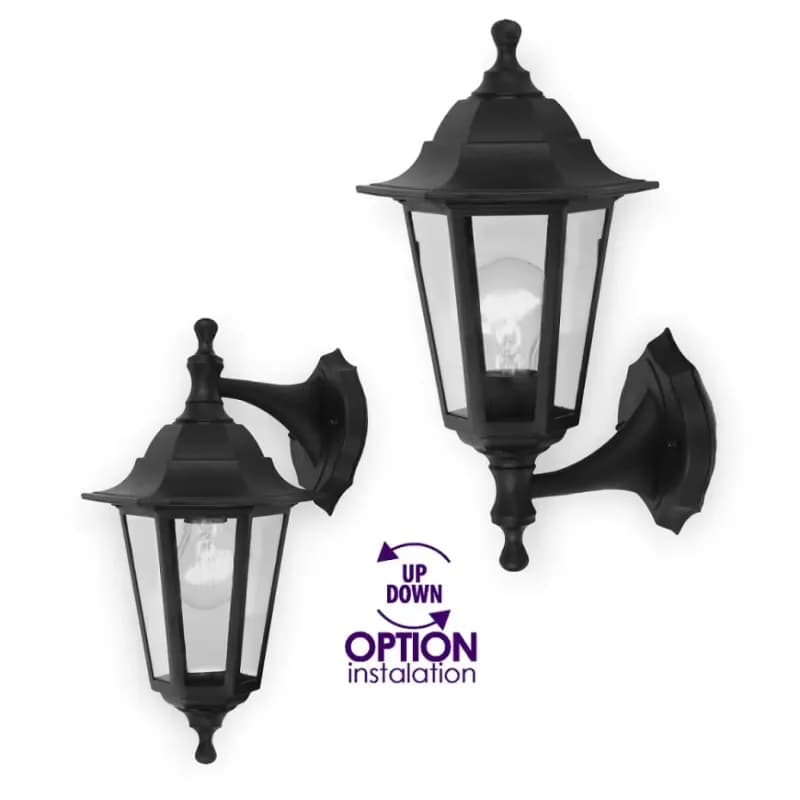 Luster HALDIN 2W1 66879 BLACK KGD1