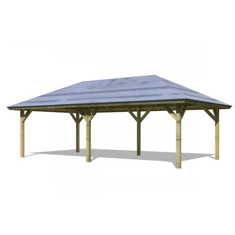 Drevený prístrešok / carport 431 x 778 cm Dekorhome 2