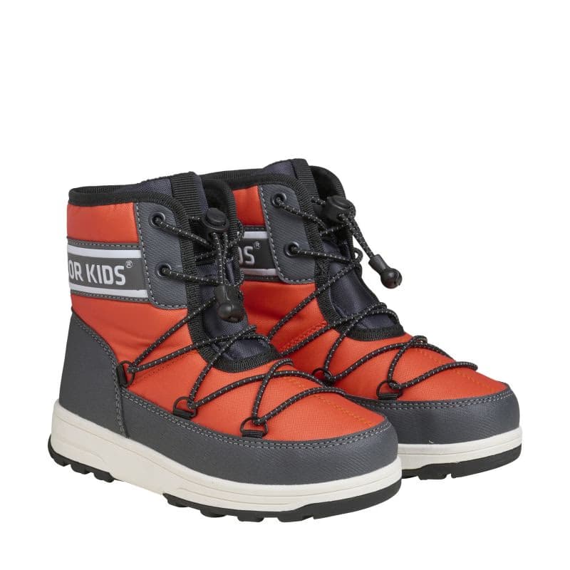 Detské vysoké zimné topánky COLOR KIDS Boots W. String, orange 2