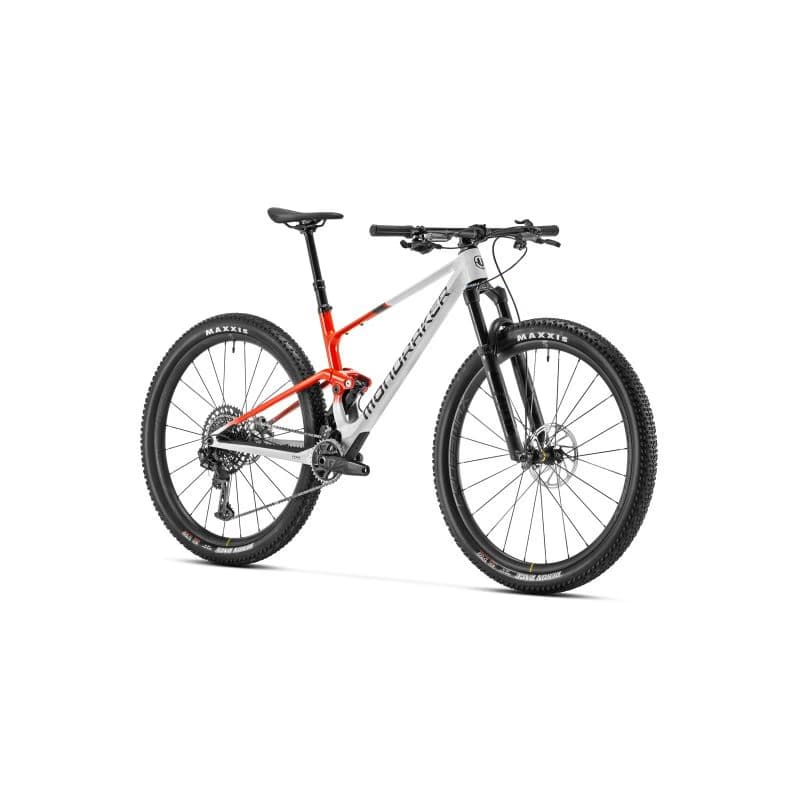 Horský bicykel MONDRAKER F-Podium Carbon R, bunker grey flame red vortex grey 2