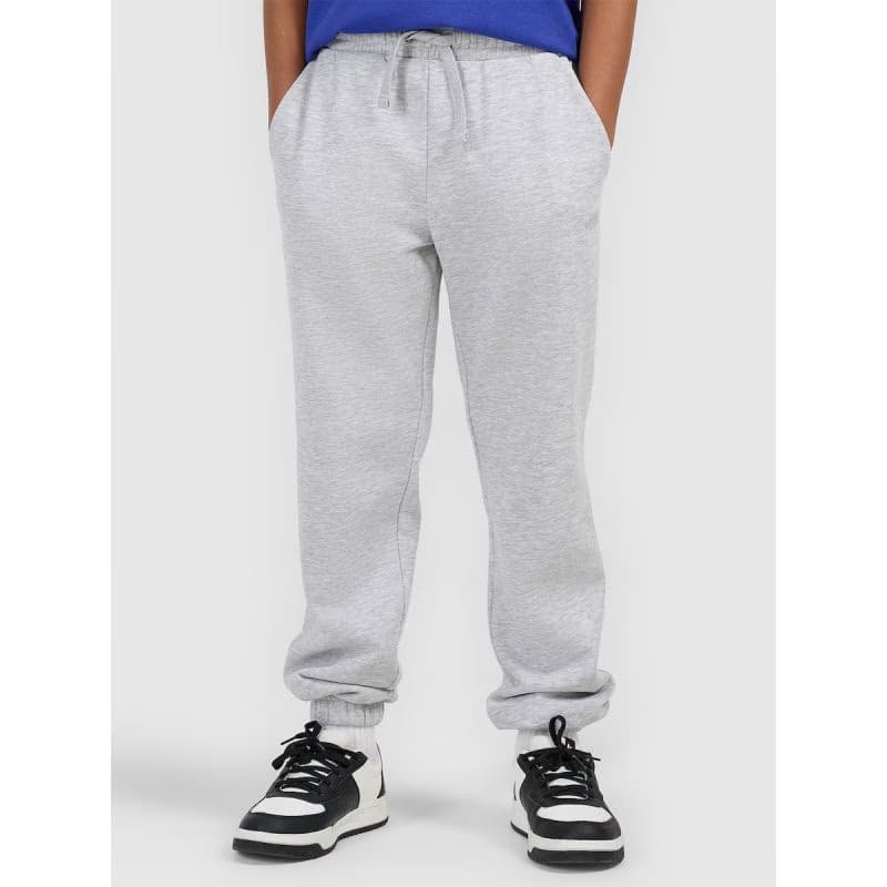 Chlapčenské tepláky 4F JUNIOR TROUSERS CAS M1188-25M-GREY MELANGE 2