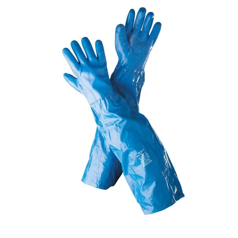 UNIVERSAL AS rukavice návlek 65 cm modrá 10