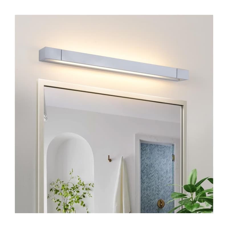 Brilagi-LED Kúpeľňové osvetlené zrkadlo AQUA LINE LED/18W/230V 60 cm IP44 matný chróm BRI314 1