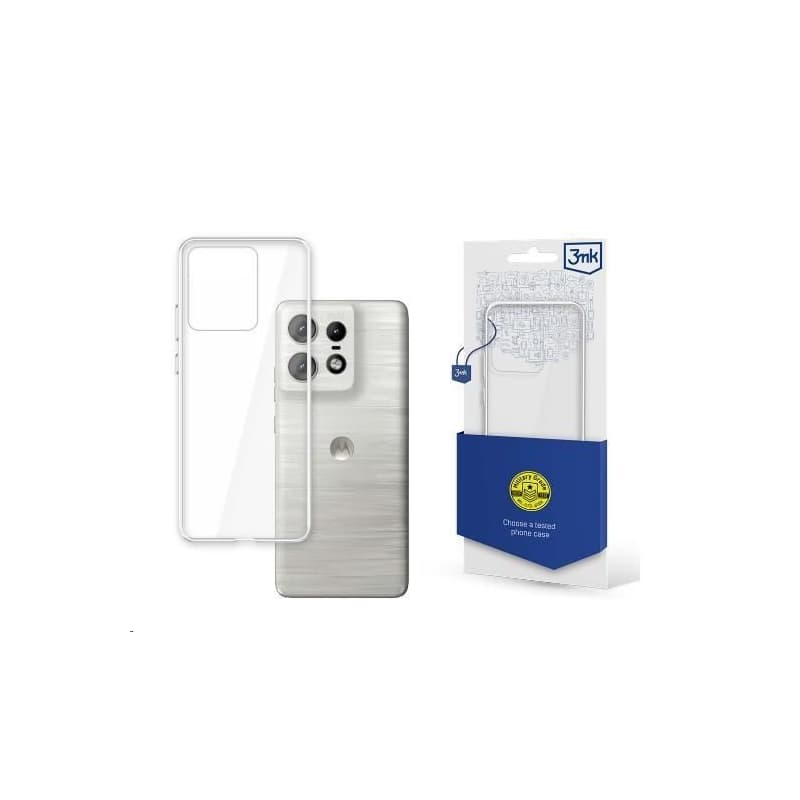 3mk ochranný kryt Clear Case pre Motorola Moto Edge 50 Ultra, číra