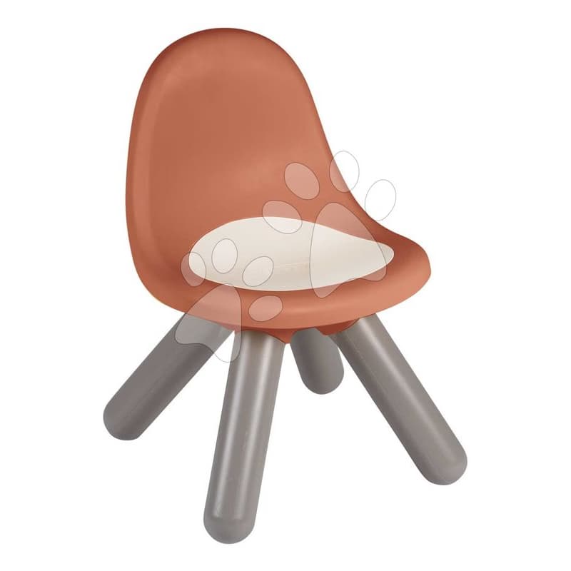 Stolička pre deti KidChair Terra Cotta Life Smoby červená s UV filtrom 50 kg nosnosť výška sedadla 27 cm od 18 mes