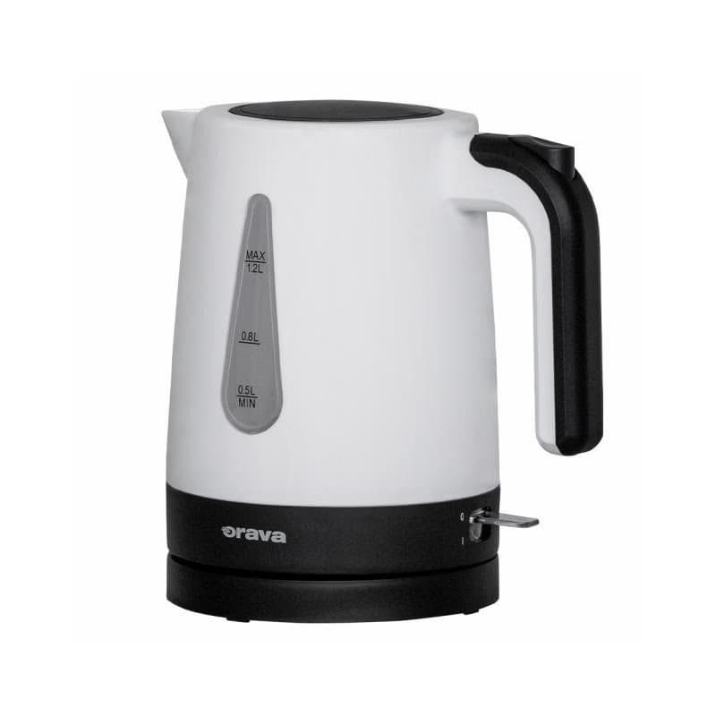 Orava VK-2015 rýchlovarná kanvica, 1200 W, 1.2 l, automatické vypnutie, biela / čierna 2