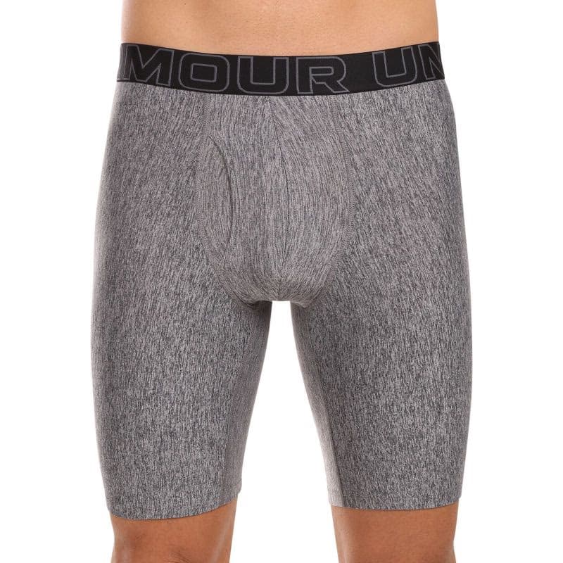 Pánske boxerky UNDER ARMOUR 3 PACK-UA PERFORMANCE TECH - PRINT 9 inch-BLK 2
