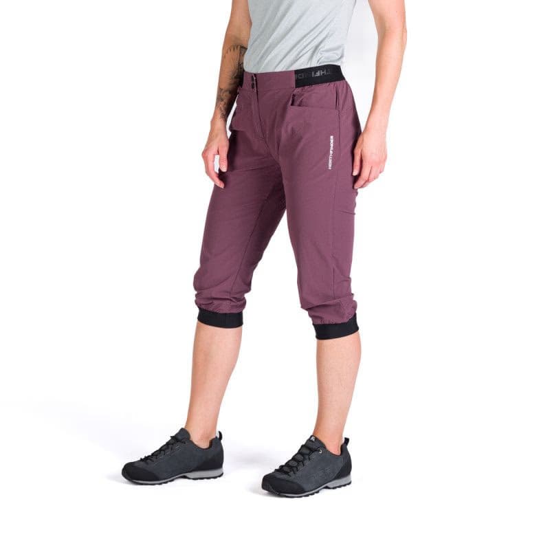 Dámske turistické 3 4 nohavice NORTHFINDER CAROLE-481-plum 2
