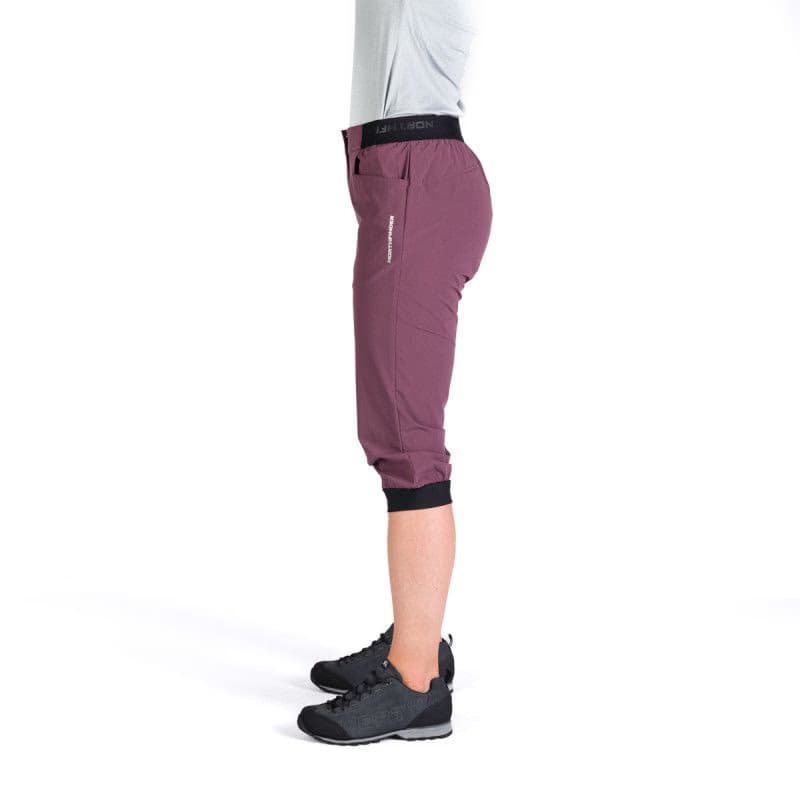 Dámske turistické 3 4 nohavice NORTHFINDER CAROLE-481-plum 3