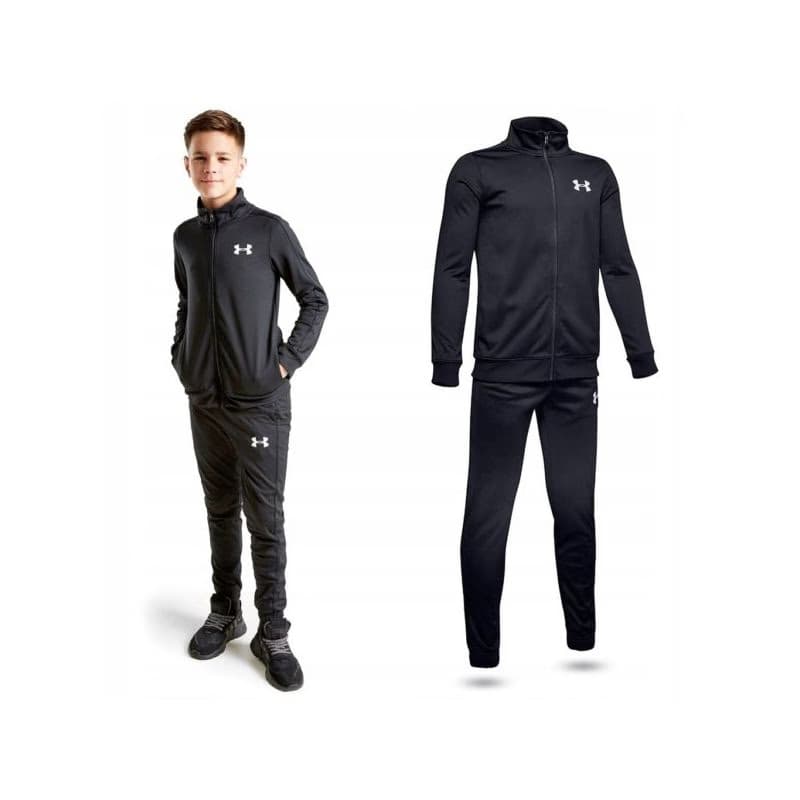 Chlapčenská tepláková súprava UNDER ARMOUR UA Knit Track Suit-BLK 4