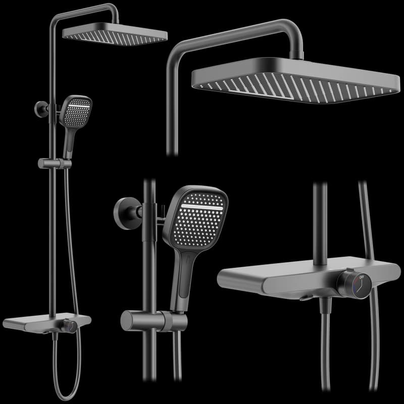 REA REA - Sprchový set Bari Titanium REA-P0890 1