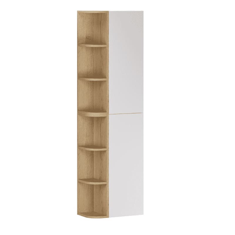 ArtCom Vysoká skrinka ASTER WHITE ASG 2SP/2URSM 1