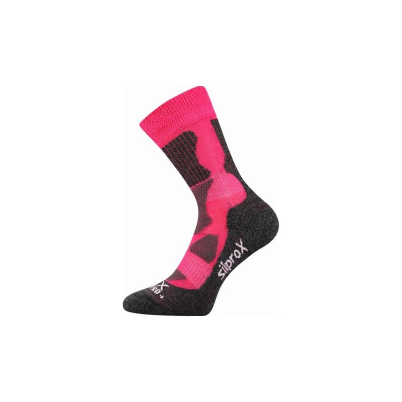 Dámske turistické ponožky VOXX 1 PACK-Merino Etrex-pink