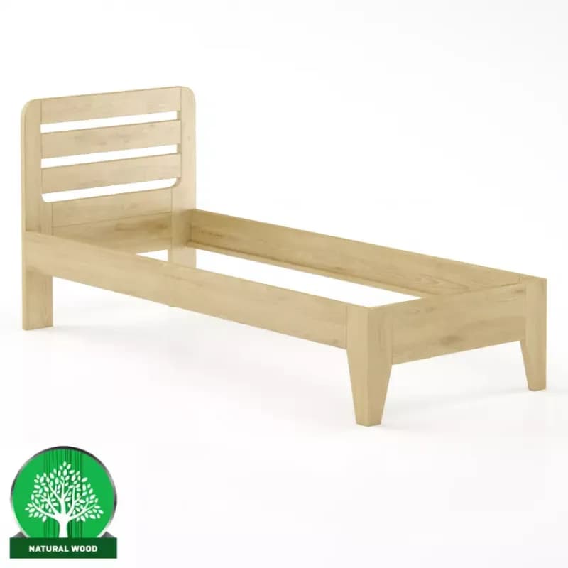Posteľ buková LK189–90x200 prírodné 1