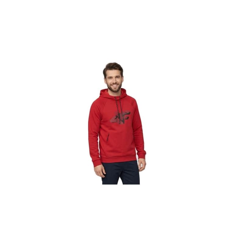 Pánska mikina s kapucňou 4F SWEATSHIRT M2241-62S-RED 1