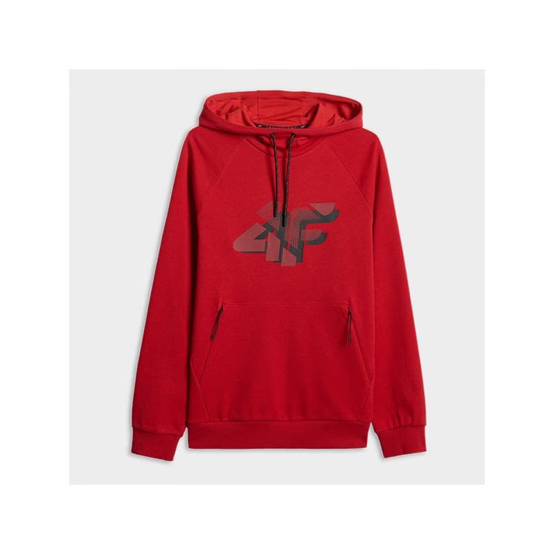 Pánska mikina s kapucňou 4F SWEATSHIRT M2241-62S-RED 3