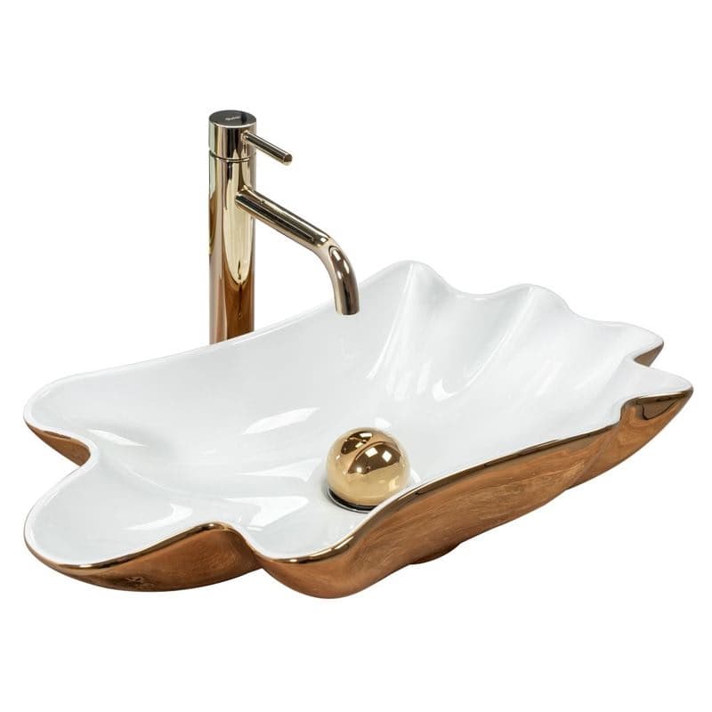 REA - Umývadlo na dosku Infinity White Gold REA-U3400 1