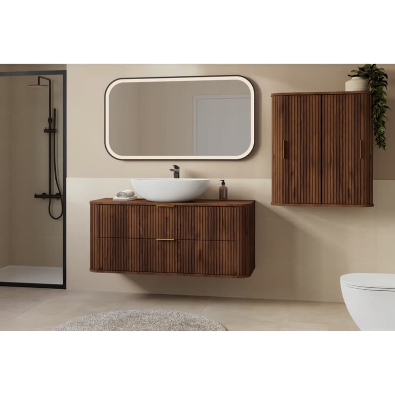 Elvisia Skrinka pod umývadlo ELEGANCE Walnut | 120 cm 2