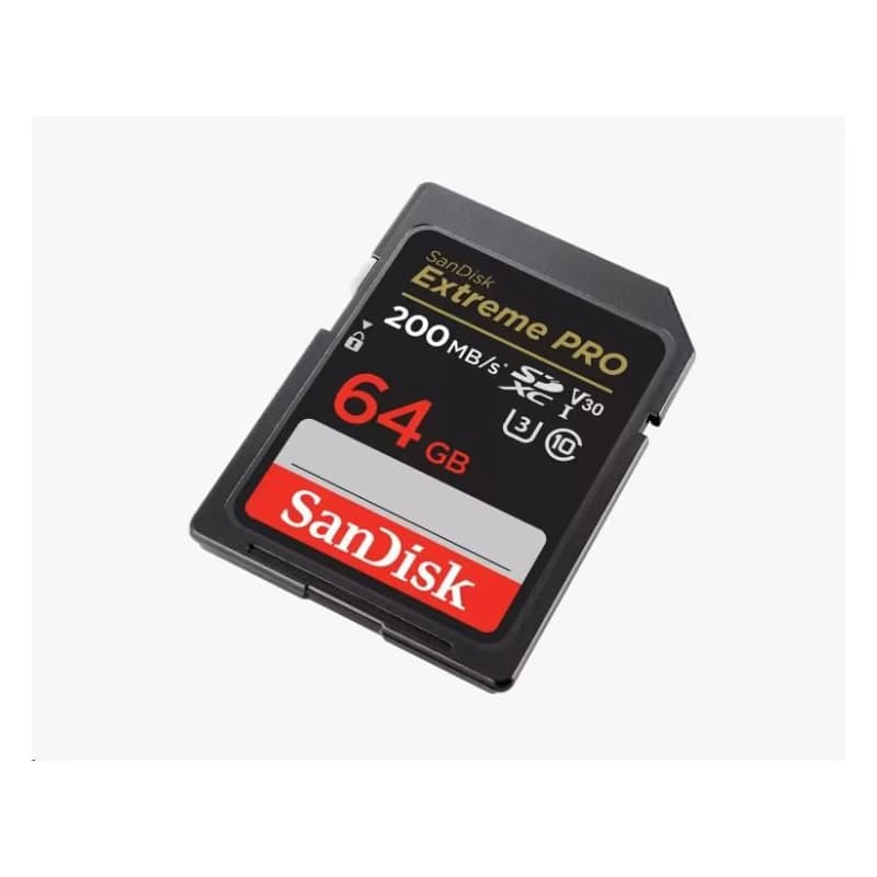 SanDisk SDXC karta 64GB Extreme PRO (200 MB/s Class 10, UHS-I U3 V30) 3