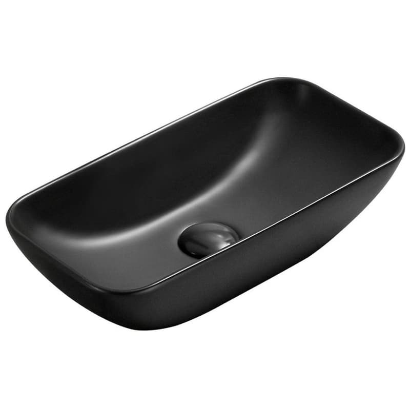 MEXEN - Klara keramické umývadlo na dosku 46 x 23 cm čierna mat 21564685