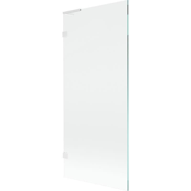 MEXEN/S - Lunar L vaňová zástena FIX 80 x 150, transparent, biela 897L-080-000-20-00