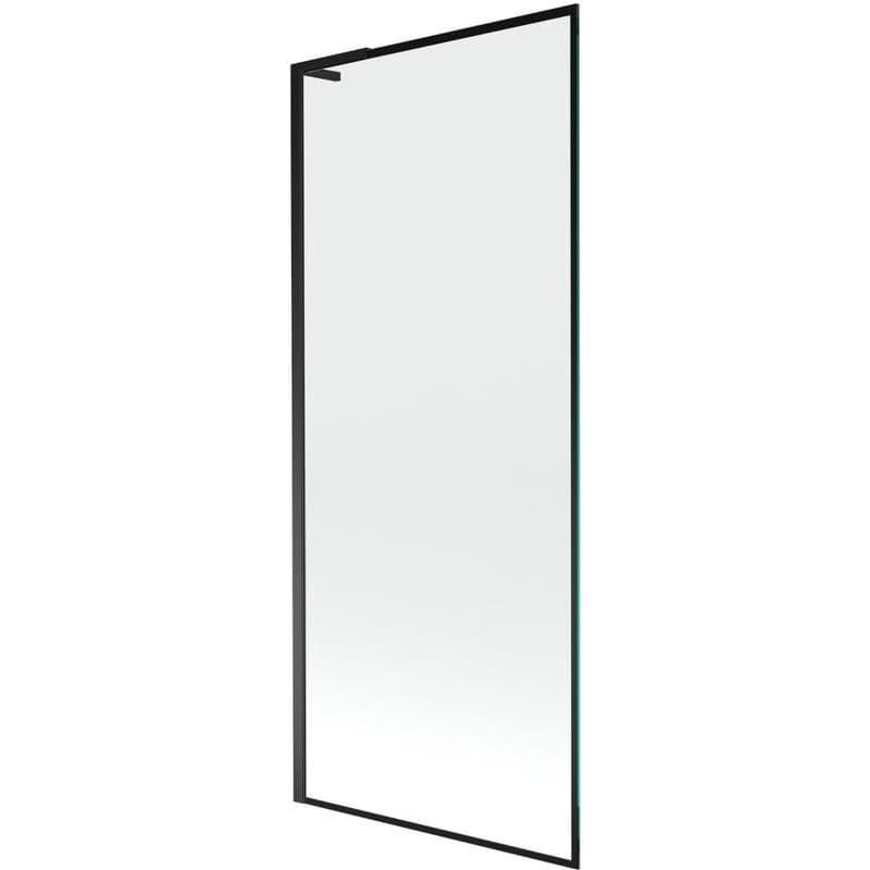 MEXEN/S - Next L vaňová zástena FIX 80 x 150, čierna vzor, čierna 895-080-000-03-70-70