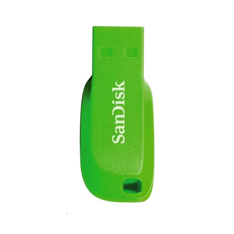 SanDisk Flash Disk 16GB Cruzer Blade, USB 2.0, zelená